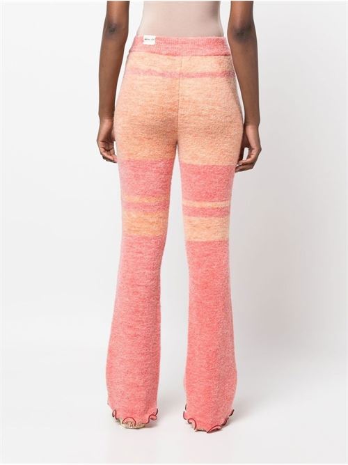 Knitted trousers with stripe print ANDERSSON BELL | PF22APA547WREDORN